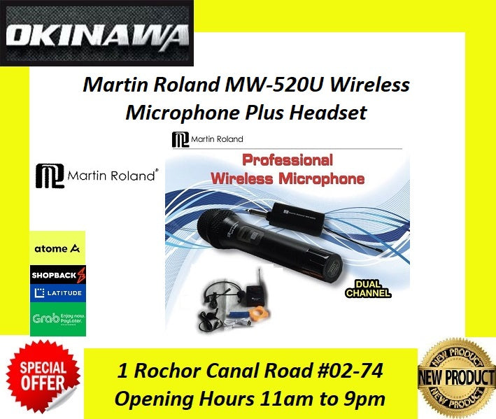 Martin Roland MW 520U Wireless Mic and Headset MICOX MARKETING