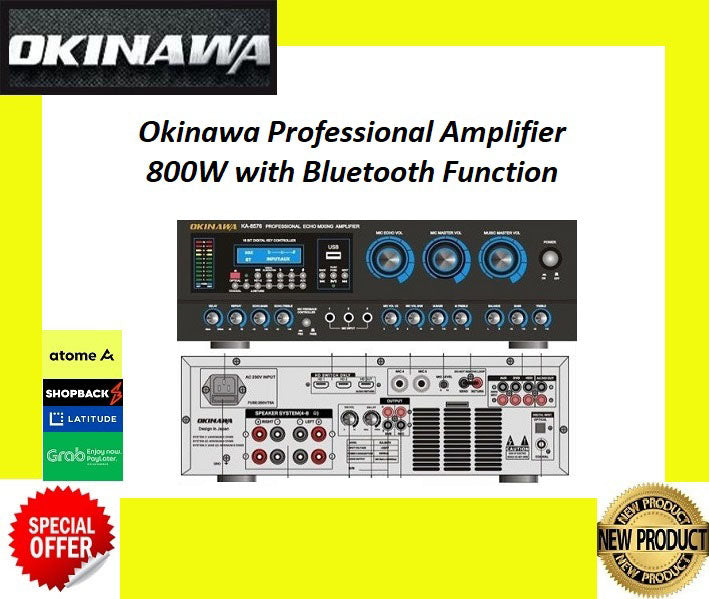 Okinawa 800W Professional Amplifier