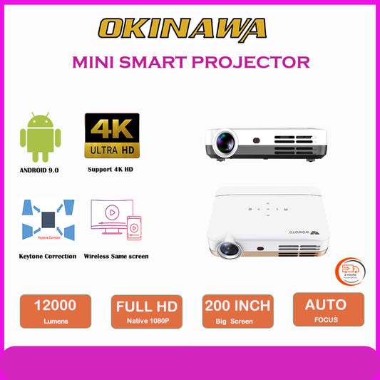 Okinawa Portatil Smart Android Portable Mini Projector